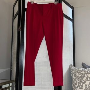 Women’s Alice And Olivia Red Crop Pants - image 1